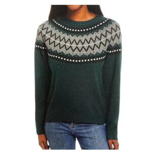 NWT Weatherproof Vintage Women's Pullover Knit Sweater Green Size XL $60 FFF342